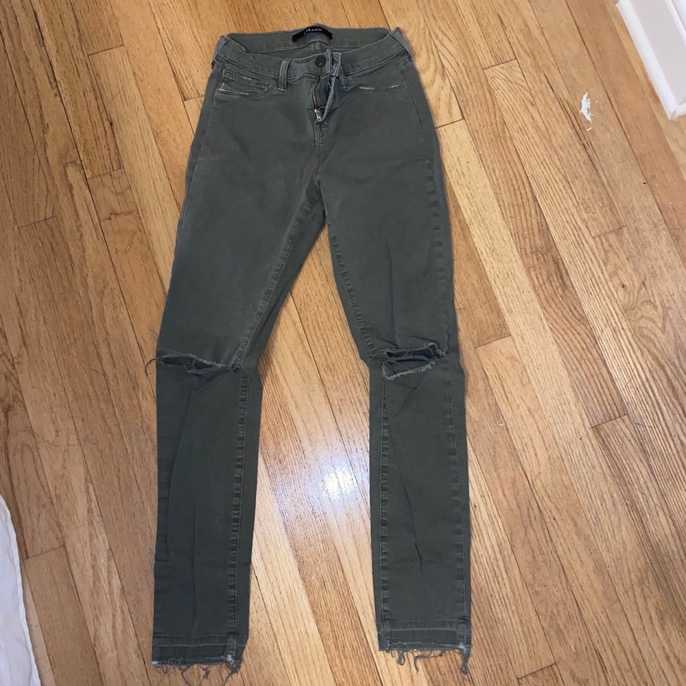 J brand green jeans